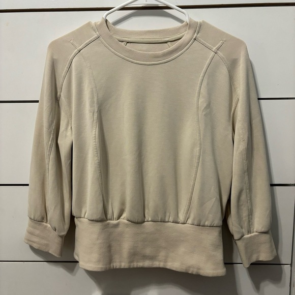 Lululemon Softstreme Ribbed-Hem Pullover
Natural Ivory NWOT - Picture 2 of 8